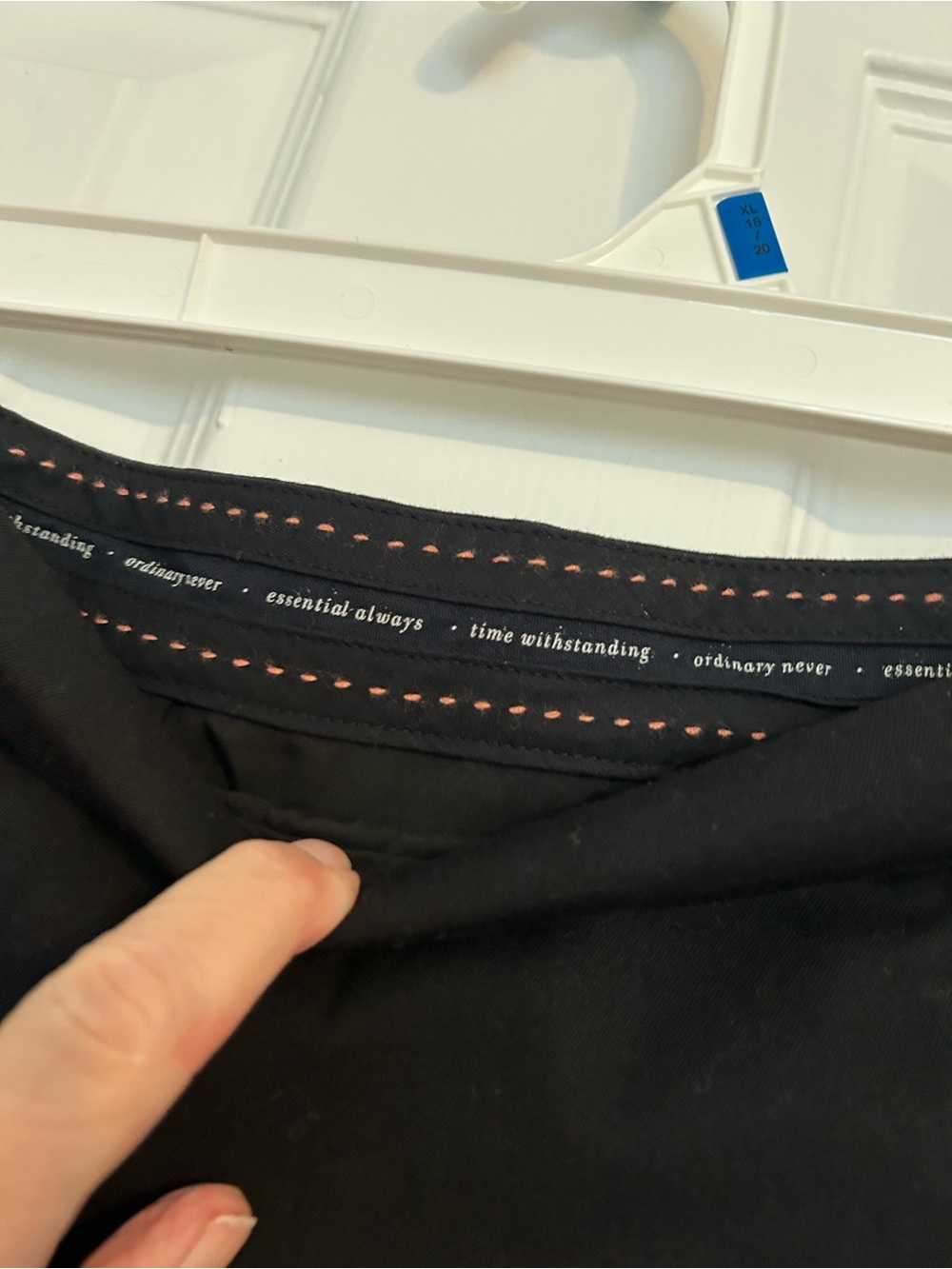 Anthropologie Black The Essential Pencil Skirt - Picture 2 of 8